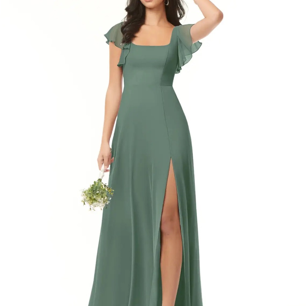 AZAZIE Bondi dress in Eucalyptus